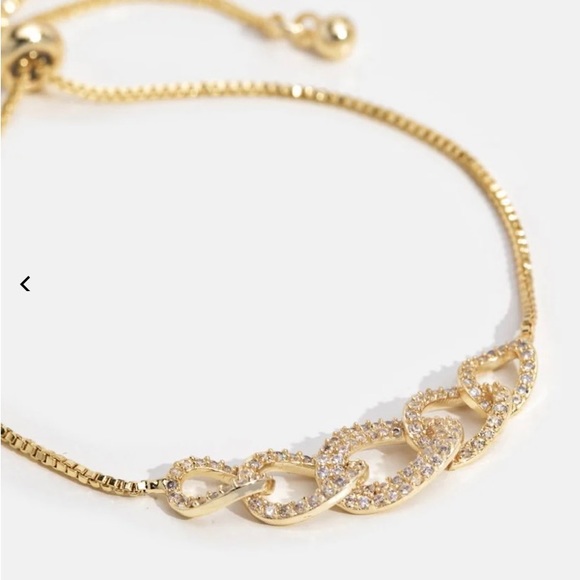 Gold and Rhinestone Bracelets - Picture 4 of 5